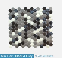 Mini Hex-Black and Grey